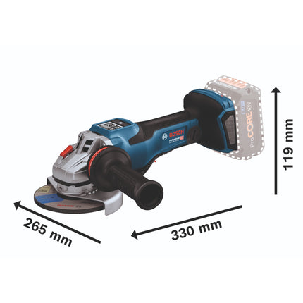 Bosch GWS 18V-15 PSC Professional Meuleuse angulaire sans fil 18 V 125 mm BITURBO Brushless + 1x batterie 5,0 Ah + L-Boxx - sans chargeur
