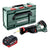 Metabo SSEP 18 LT Scie sabre sans fil 18 V 32 mm + 1x batterie LiHD 5,5 Ah + Metabox - sans chargeur