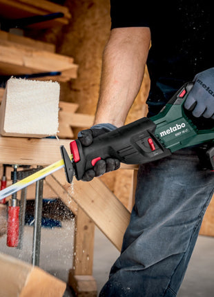 Akumulatorowa pilarka szablasta Metabo SSEP 18 LT 18 V 32 mm + 2x akumulator LiHD 8,0 Ah + ładowarka + metabox