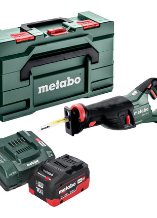 Metabo SSEP 18 LT sega alternativa a batteria 18 V 32 mm + 1x batteria LiHD 10,0 Ah + caricatore + metabox