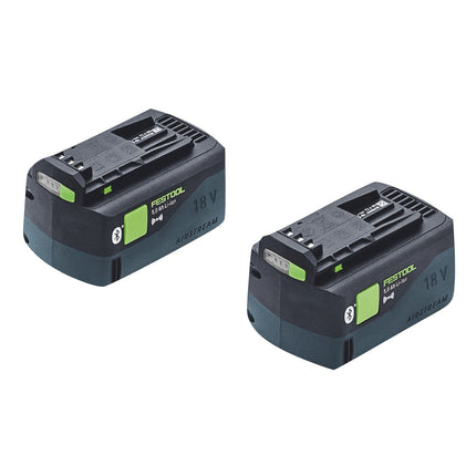 Festool KSC 60 EB-Basic KAPEX Akku Kapp Zugsäge 18 V / 36 V 216 mm Brushless + 2x Akku 5,0 Ah - ohne Ladegerät