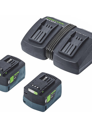 Festool KSC 60 EB-Basic KAPEX Tronçonneuse sans fil 18 V / 36 V 216 mm Brushless + 2x batterie 5,0 Ah + chargeur double