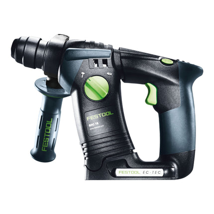Trapano a percussione a batteria Festool BHC 18 Basic 18 V 1,8 J SDS Plus Brushless + 2x batteria 8,0 Ah + caricatore rapido + systainer