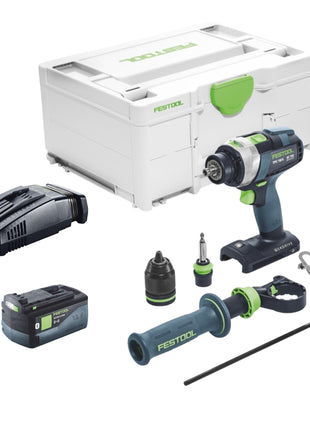 Festool TPC 18/4 I-Basic trapano a percussione a batteria 18 V 75 Nm + 1x batteria ricaricabile 5,0 Ah + caricatore rapido + systainer