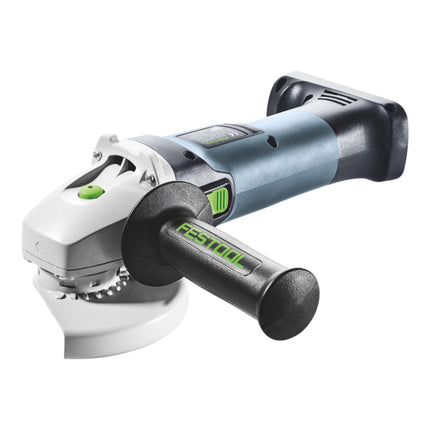 Smerigliatrice angolare a batteria Festool AGC 18-125 Basic 18 V 125 mm brushless + 2x batteria 8,0 Ah + caricatore rapido + systainer