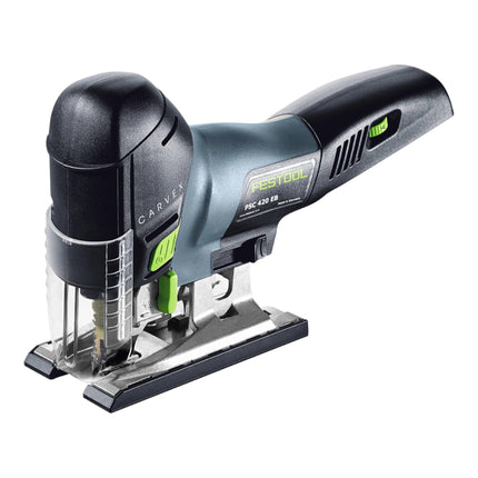 Festool CARVEX PSC 420 EB-Basic Scie sauteuse pendulaire sans fil 18 V 120 mm Brushless + 1x batterie 4,0 Ah + chargeur rapide + Systainer