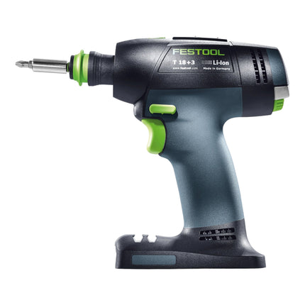 Festool T 18+3 Basic Perceuse-visseuse sans fil 18 V 50 Nm Brushless + 2x batterie 8,0 Ah + chargeur rapide + Systainer