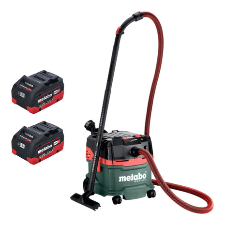 Metabo AS 36 18 L 20 PC cordless wet/dry vacuum cleaner 36 V ( 2x 18 V ) 20 L + 2x LiHD battery 5.5 Ah - without charger