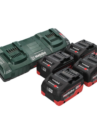 Metabo AS 36 18 L 20 PC cordless wet/dry vacuum cleaner 36 V ( 2x 18 V ) 20 L + 4x LiHD battery 5.5 Ah + double charger
