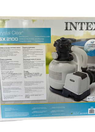 INTEX SF802201 Sistema de filtrado de arena Krystal Clear 7,9 m³ 250 W (26646)