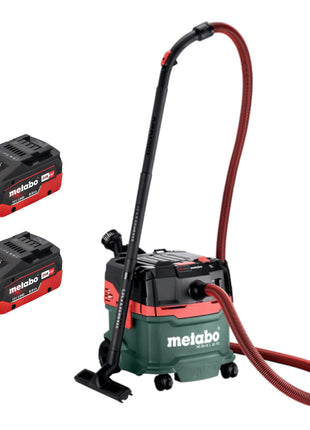 Metabo AS 36 18 L 20 PC cordless wet/dry vacuum cleaner 36 V ( 2x 18 V ) 20 L + 2x LiHD battery 8.0 Ah - without charger