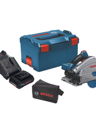 Bosch GKT 18V-52 GC Professional Akku Tauchsäge 18 V 140 mm BITURBO Brushless + 1x ProCore Akku 4,0 Ah + Ladegerät + Connectivity Modul + L-Boxx