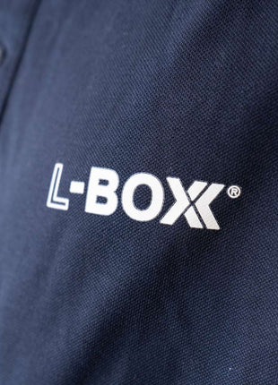 L-Boxx Polo Shirt pour hommes navy / white taille S