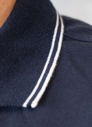 L-Boxx Polo Shirt pour hommes navy / white taille S