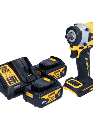 Akumulatorowy klucz udarowy DeWalt DCF 922 M2 18 V 406 Nm 1/2" bezszczotkowy + 2x akumulator 4,0 Ah + ładowarka