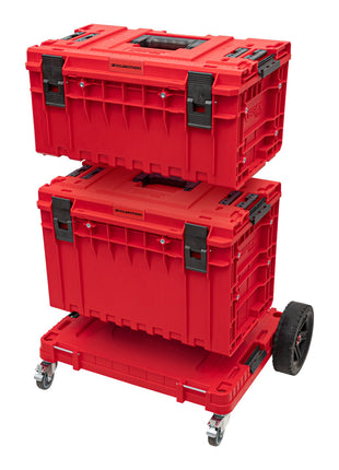 Toolbrothers RHINO XXL ULTRA Transportplattform Allterrain mit Schwenkrädern aus Metall und Bremse