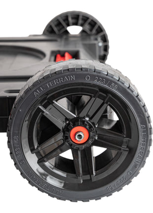 Toolbrothers RHINO XXL ECO Transportplattform Allterrain mit Schwenkrädern aus Metall und Bremse