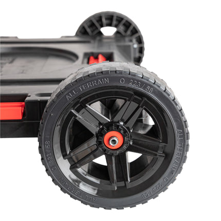 Toolbrothers RHINO XXL ECO Plateforme de transport tout-terrain avec roues pivotantes en métal et frein