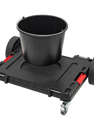 Toolbrothers RHINO XXL ECO Transportplattform Allterrain mit Schwenkrädern aus Metall und Bremse