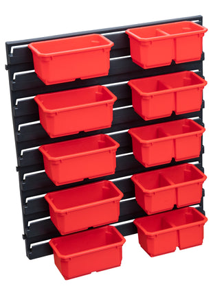 Toolbrothers RHINO Container Set Nr. 3 Werkstattwand mit 10 Behältern für L Organizer Höhe L/M+ und L Drawer 3