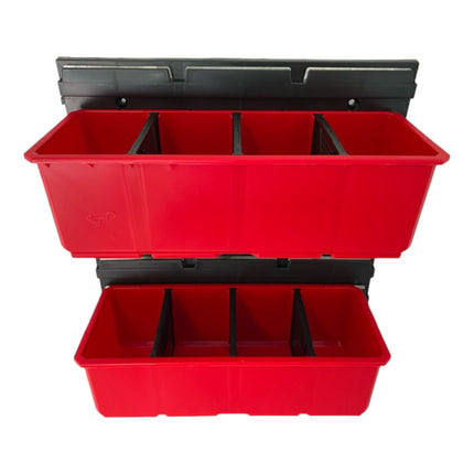 Toolbrothers RHINO Set di contenitori No. 5 Parete officina con 2 contenitori per valigetta RHINO XXL altezza M e organizzatore altezza XL