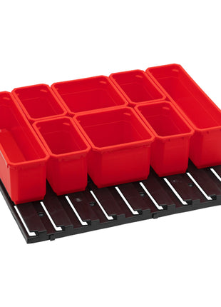 Toolbrothers RHINO Container Set No. 7 Workshop wall with 8 containers for RHINO L organiser height XL