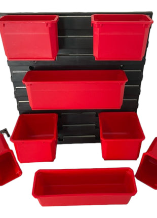 Toolbrothers RHINO Container Set No. 7 Workshop wall with 8 containers for RHINO L organiser height XL