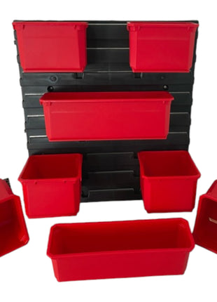 Toolbrothers RHINO Container Set No. 7 Workshop wall with 8 containers for RHINO L organiser height XL