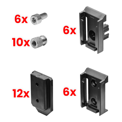 Toolbrothers RHINO Custom Adapter Set 2 pour valises RHINO L / XL / XXL - pour étendre ton système RHINO