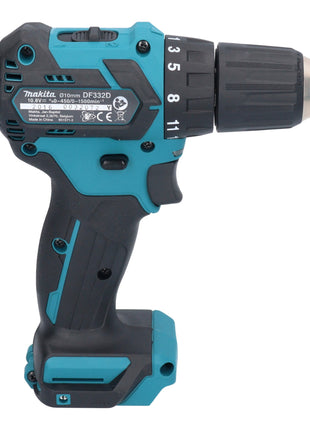 Makita DF 332 DZE akumulatorowa wiertarko-wkrętarka 12 V maks. 35 Nm bezszczotkowa + walizka - bez akumulatora, bez ładowarki