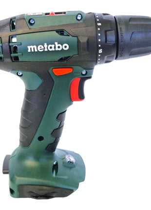 Metabo BS 18 akumulatorowa wiertarko-wkrętarka 18 V 48 Nm + pojemnik na bity + torba - bez akumulatora, bez ładowarki