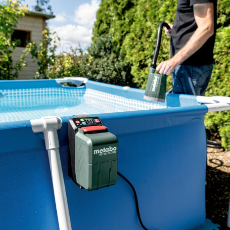 Pompa sommersa a batteria Metabo TPF 18 LTX 7000 18 V 7000 l/h 0,9 bar (601748850) + accessori - senza batteria, senza caricabatterie