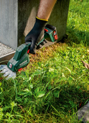 Metabo PowerMaxx SGS 12 Q Cisaille à gazon et à buissons sans fil 12 V ( 601608500 ) + 1x batterie 2,0 Ah + chargeur + sac