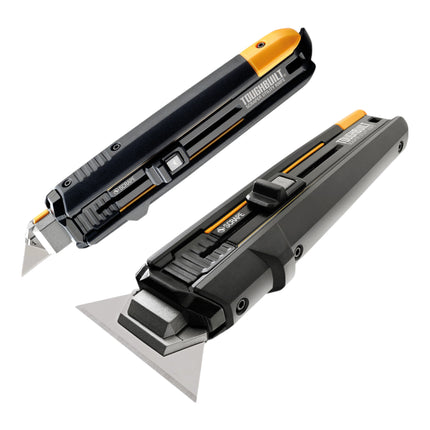 Toughbuilt TB-H4S5-01 Couteau universel Découper & Gratter + 5x lame de rechange