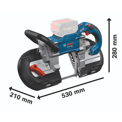 Bosch GCB 18V-127 Professional Scie à ruban sans fil 18 V 127 x 127 mm Brushless Solo ( 06012B7000 ) - sans batterie, sans chargeur