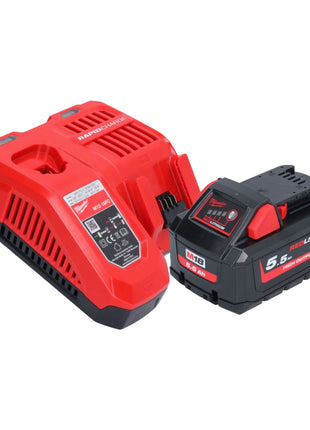 Milwaukee M18 ONEFLT-551X cordless lockbolt tool 18 V 4.8 / 6.4 / 9.53 mm + 1x rechargeable battery 5.5 Ah + charger + HD box