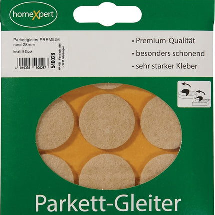 Patin de parquet Premium ( 3000271029 ) 28 mm autocollant