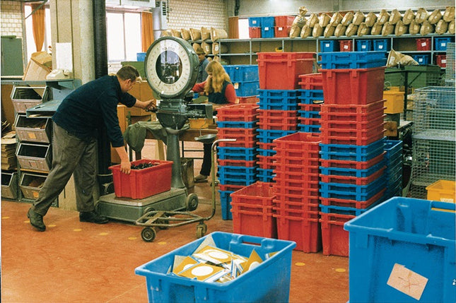 Contenitore girevole impilabile ( 9000446934 ) PP grigio