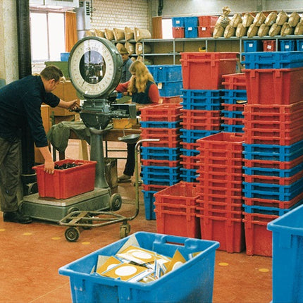 Bac gerbable et emboîtable ( 9000446933 ) PP jaune