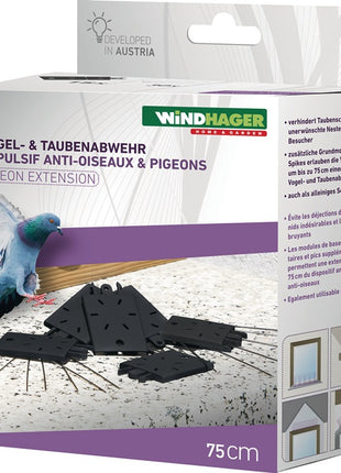 Odstraszacz ptaków i gołębi Windhager ( 4000818601 ) ochrona do 75 cm, 30 kolców