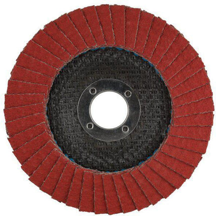 Disco lamellare Tyrolit PREMIUM CERAMIC ( 4000845949 ) Ø 125 mm granulometria 60 a gomito