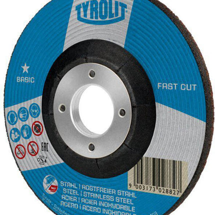 Disco da sbavo Tyrolit BASIC FASTCUT ( 8000757704 ) D230xS6mm Grana 30 Foro 22,23 mm