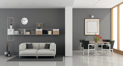 TFA Dostmann Horloge murale ( 9000486862 ) Horloge à quartz plastique argent chiffres