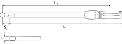 Stahlwille Drehwinkel-/Drehmomentschlüssel 714/2 ( 8000332365 ) 2 - 20 Nm