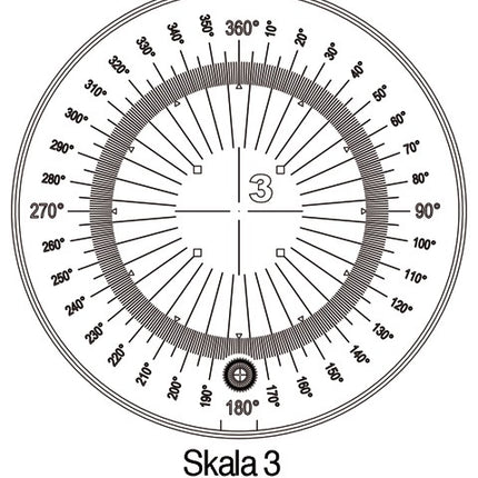 Schweizer Standlupe Tech-Line ( 4000851710 ) Vergrößerung 8x Skala 1, 2, 3, 4, 5