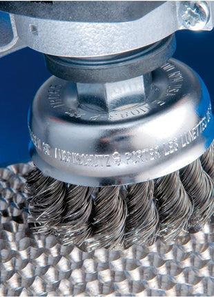 PFERD cup brush POS TBG ST ( 8000435481 ) Ø 65 mm M14 wire thickness 0.35 mm