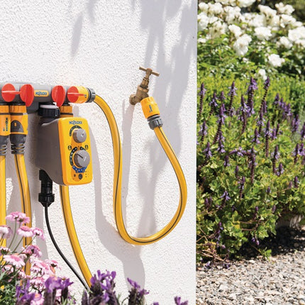 Pièce de robinet 4 voies Hozelock ( 4000350706 ) PVC