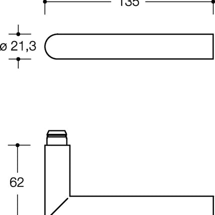 HEWI FS-Wechselgarnitur 162PBR13.233 ( 8000646187 ) Polyamid 90m