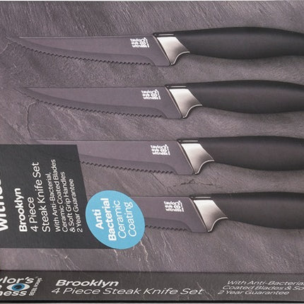 Set di coltelli da bistecca Herbertz Brooklyn ( 4000801044 ) 4 pezzi a lama fissa