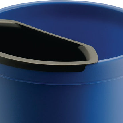 Helit Abfalleinsatz ( 9000468499 ) Kunststoff schwarz 6 l